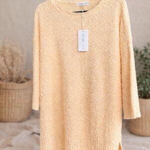 AEMI + CO Cozy Cream Sweater